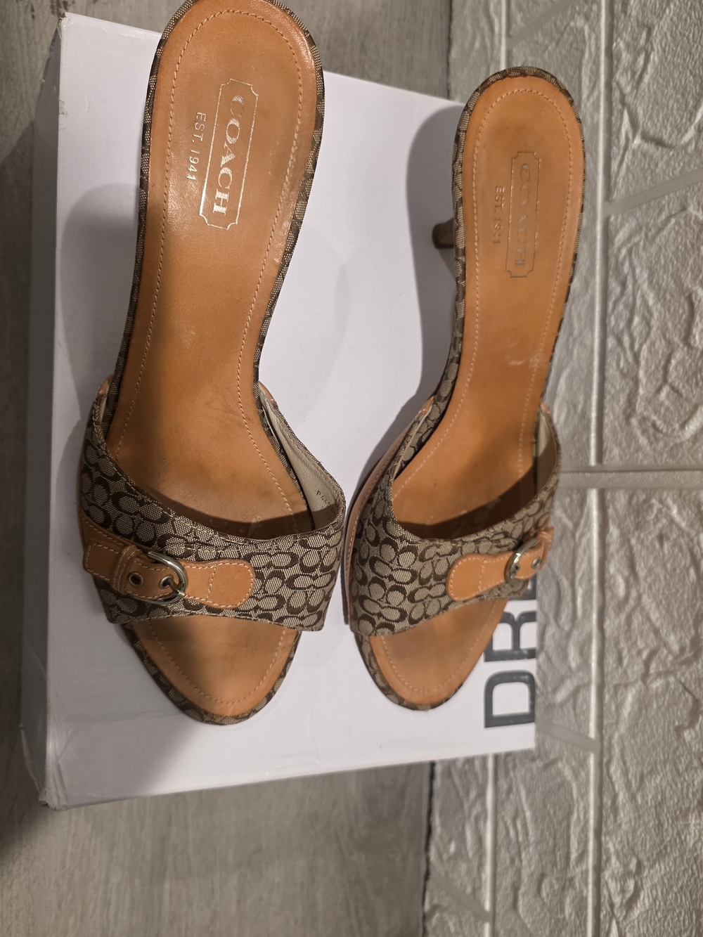 Coach Vintage Kitten Heels